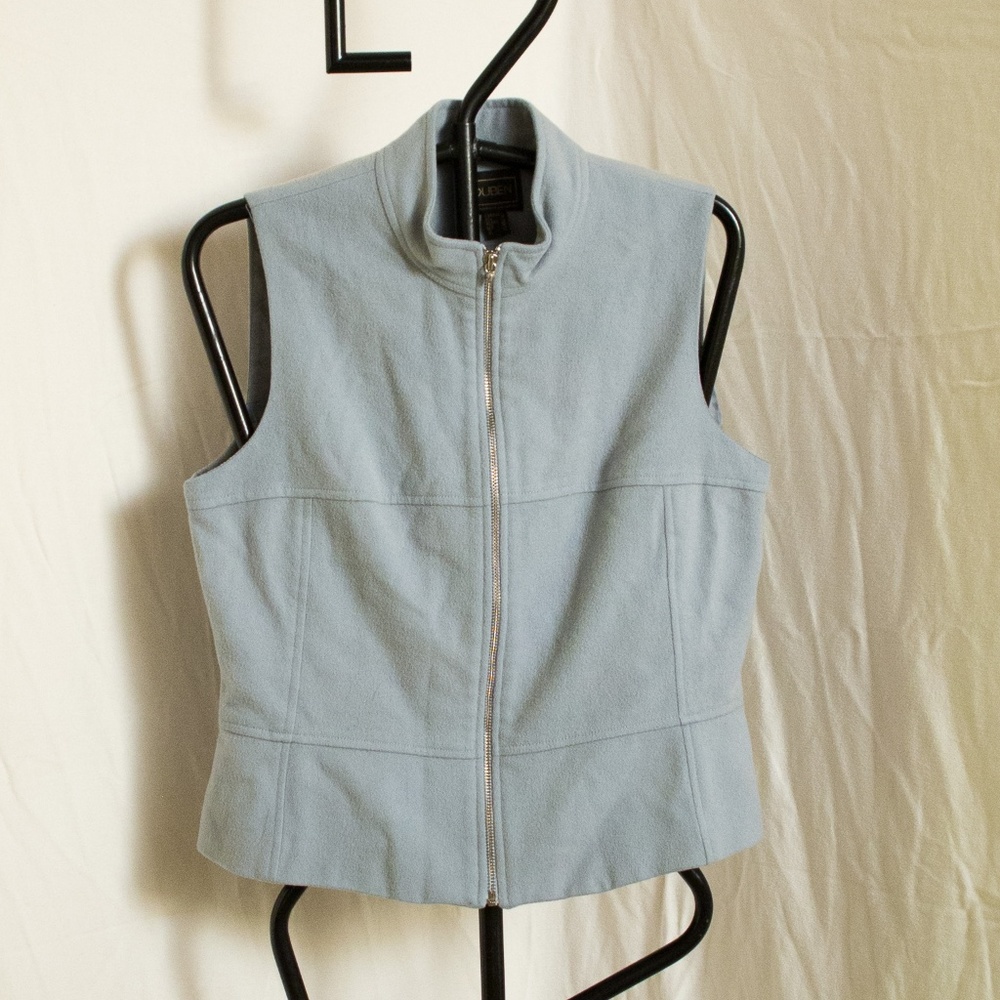 Vintage Louben Wool/Cashmere Zip Vest Size 10